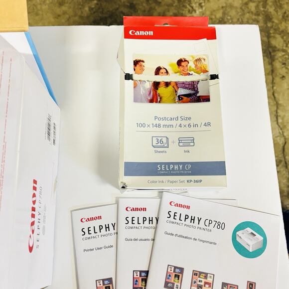 Open Box Canon Selphy CP780 Compact Color Photo Printer Used Working - Picture 9 of 16